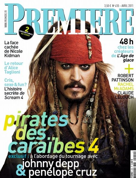 PREMIERE (FR) magazine side cover Issue 410 April 2011