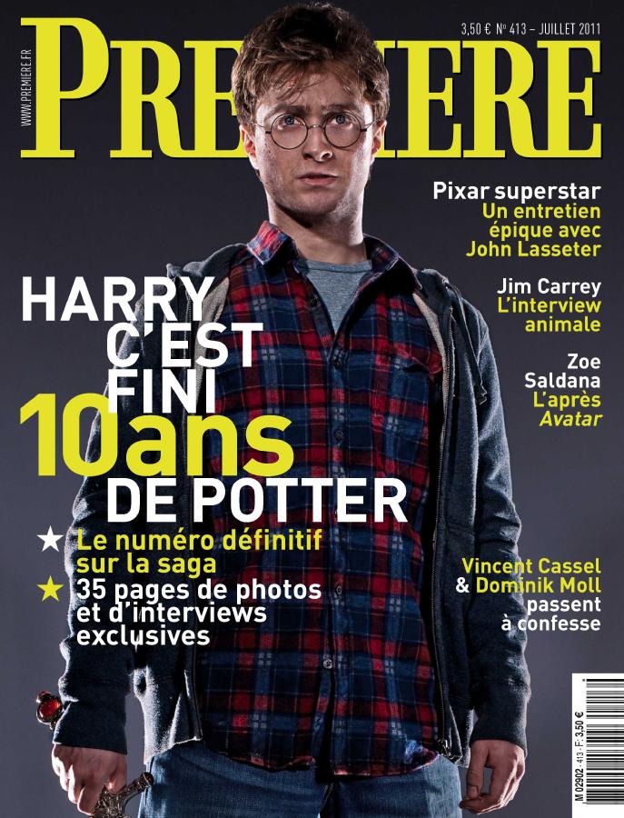 PREMIERE (FR) magazine side cover Issue 413 July 2011