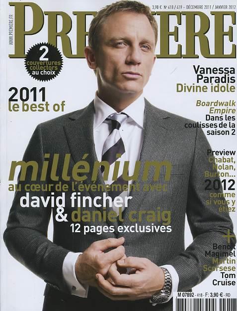 PREMIERE (FR) magazine side cover Issue 418/419 December 2011