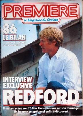 PREMIERE (FR) magazine side cover Issue 118 January 1987