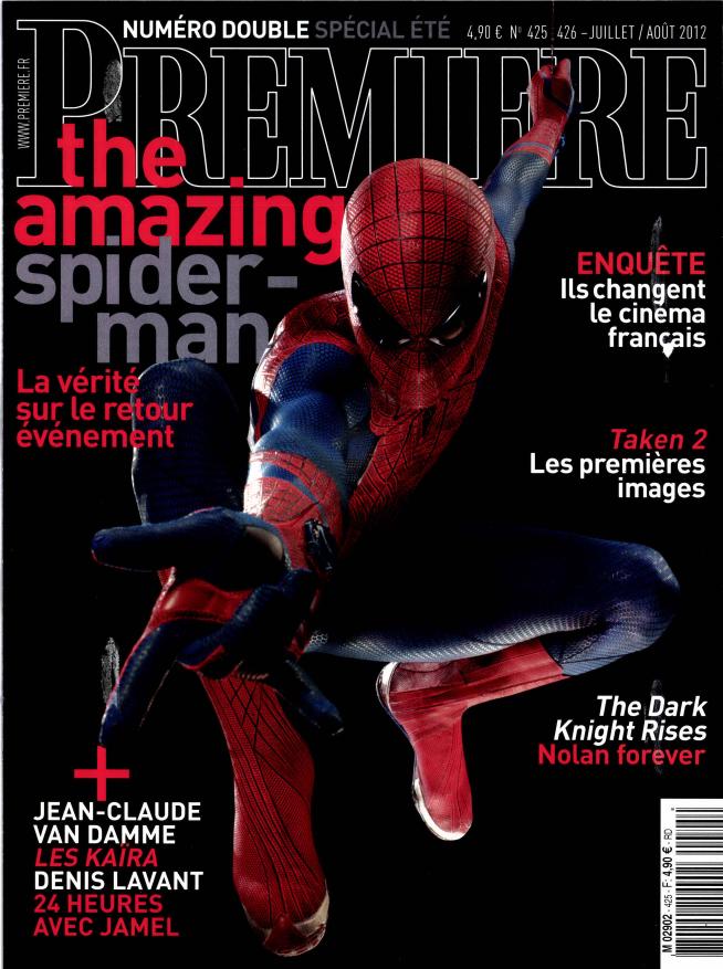 PREMIERE (FR) magazine side cover Issue 425/426 July/August 2012