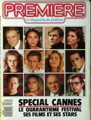 PREMIERE (FR) magazine side cover Issue 122 May 1987