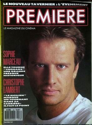 PREMIERE (FR) magazine side cover Issue 128 November 1987