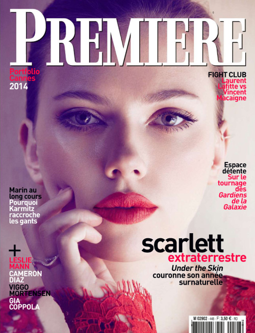 PREMIERE (FR) magazine side cover Issue 448 June 2014