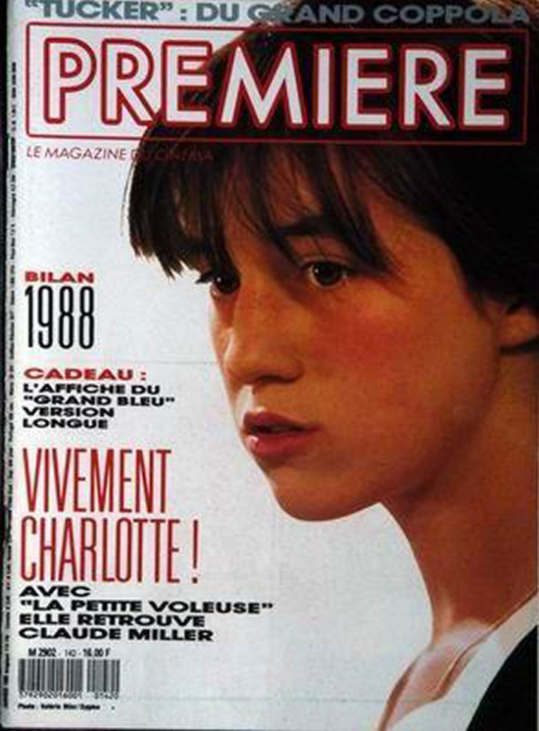 PREMIERE (FR) magazine side cover Issue 142 January 1989