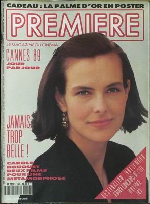 PREMIERE (FR) magazine side cover Issue 147 June 1989