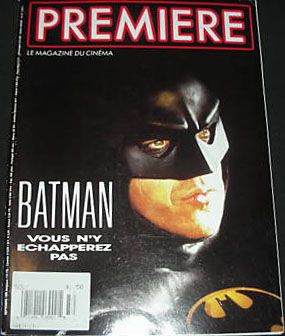 PREMIERE (FR) magazine side cover Issue 150 September 1989