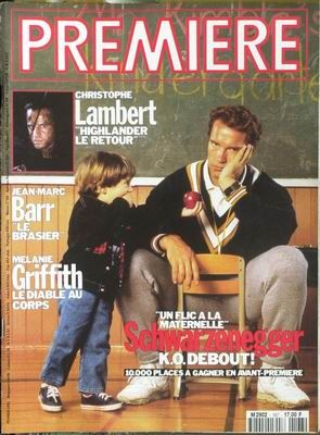 PREMIERE (FR) magazine side cover Issue 167 February 1991