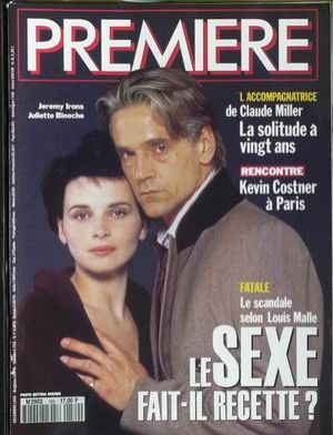 PREMIERE (FR) magazine side cover Issue 189 December 1992