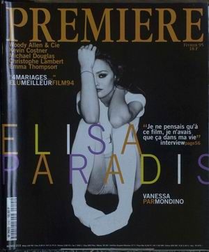 PREMIERE (FR) magazine side cover Issue 215 February 1995