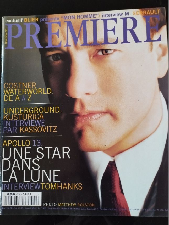 PREMIERE (FR) magazine side cover Issue 224 November 1995