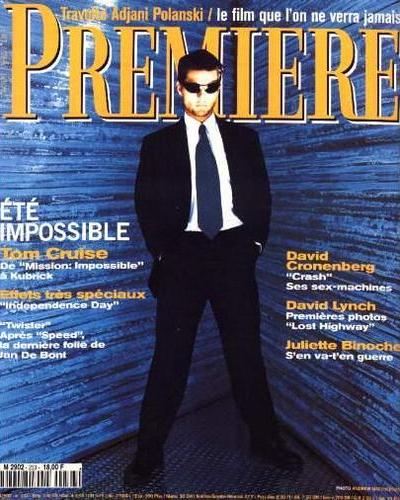 PREMIERE (FR) magazine side cover Issue 233 August 1996