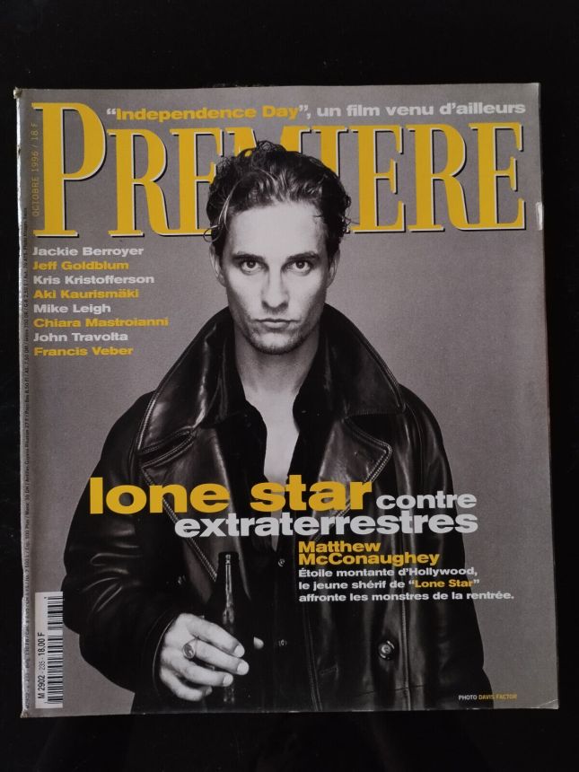 PREMIERE (FR) magazine side cover Issue 235 October 1996