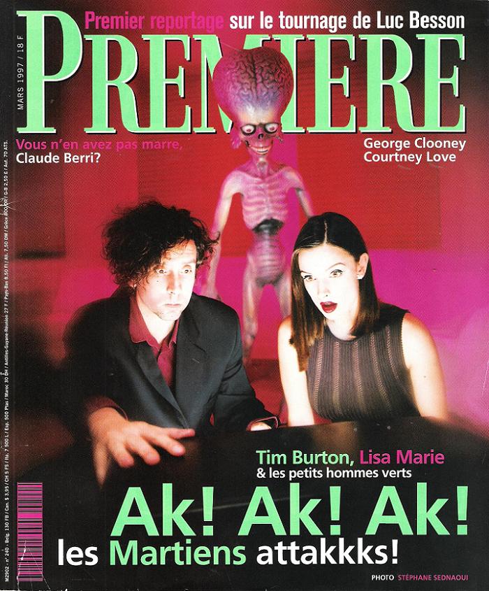 PREMIERE (FR) magazine side cover Issue 240 March 1997
