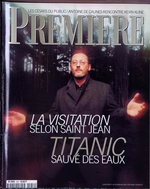 PREMIERE (FR) magazine side cover Issue 252 March 1998