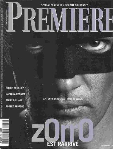 PREMIERE (FR) magazine side cover Issue 258 September 1998