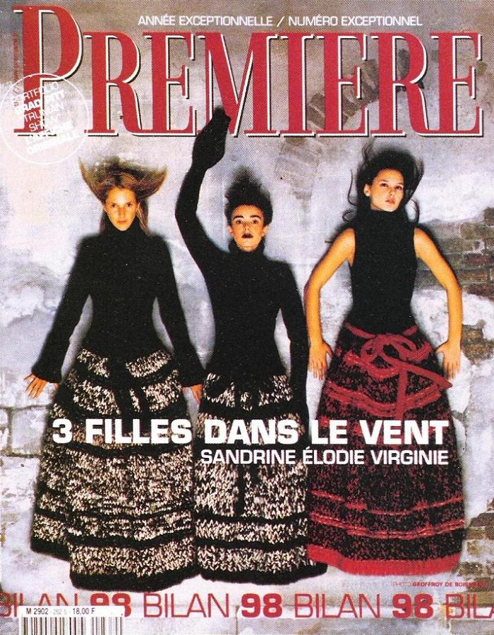 PREMIERE (FR) magazine side cover Issue 262 January 1999