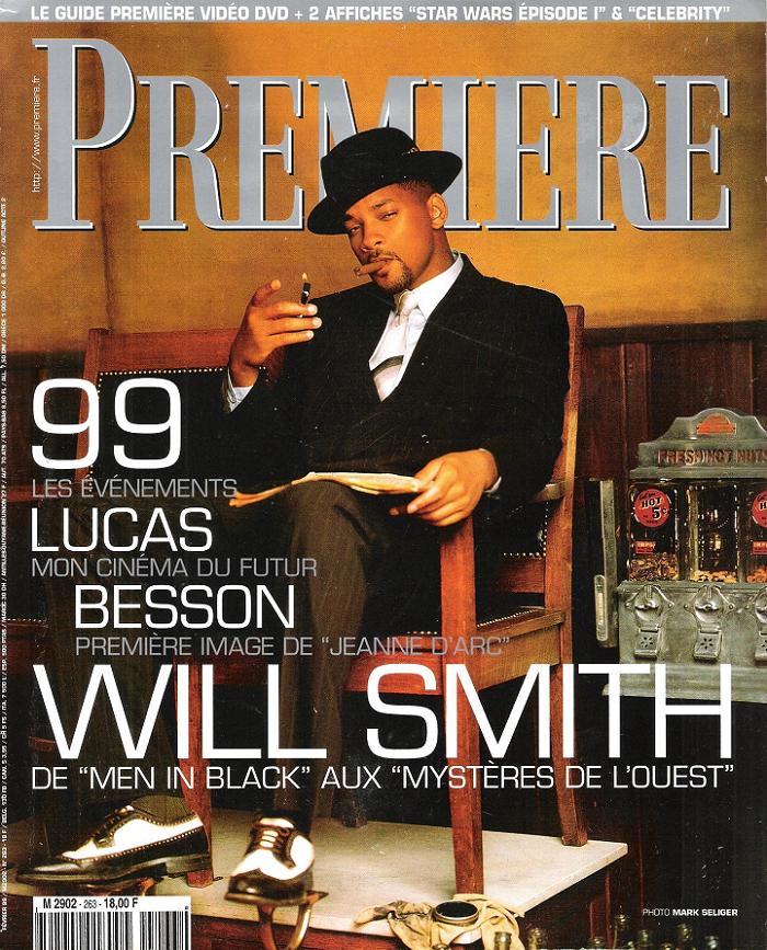 PREMIERE (FR) magazine side cover Issue 263 February 1999