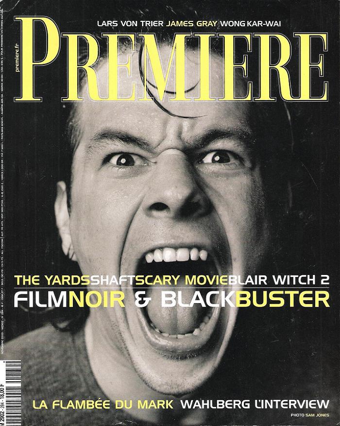 PREMIERE (FR) magazine side cover Issue 284 November 2000