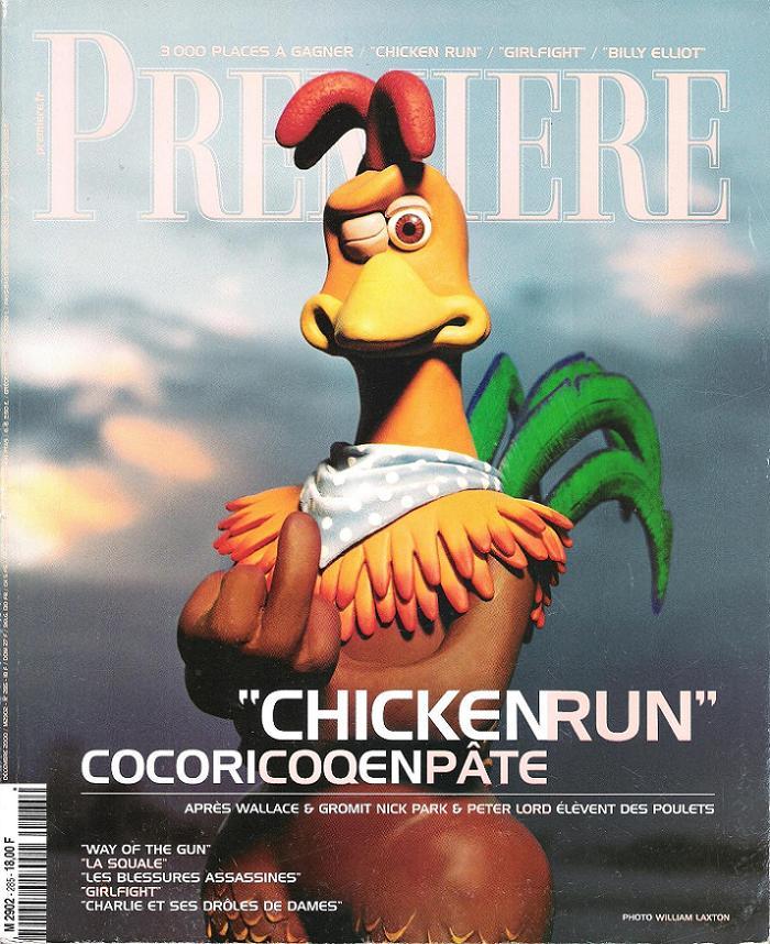 PREMIERE (FR) magazine side cover Issue 285 December 2000
