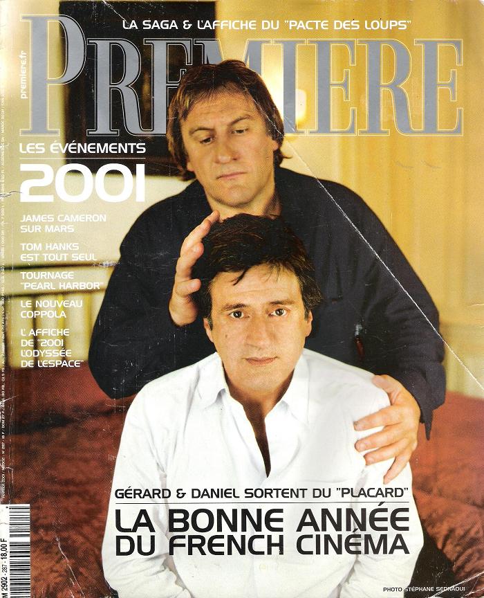 PREMIERE (FR) magazine side cover Issue 287 February 2001