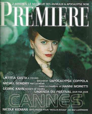 PREMIERE (FR) magazine side cover Issue 291 June 2001