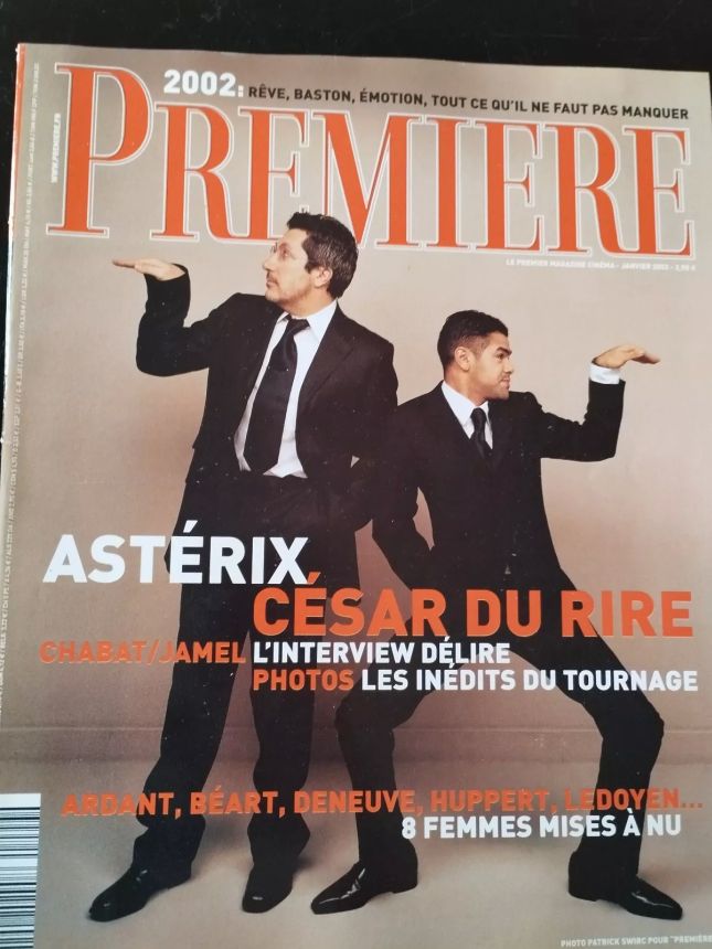 PREMIERE (FR) magazine side cover Issue 299 January 2002