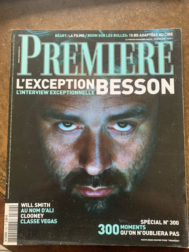 PREMIERE (FR) magazine side cover Issue 300 February 2002