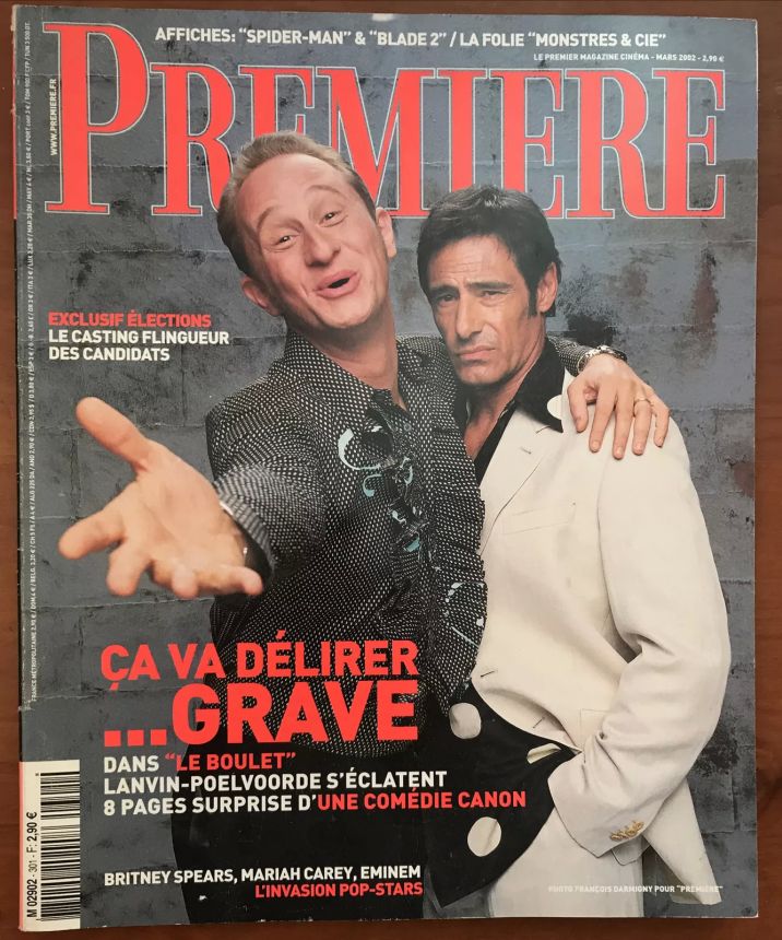 PREMIERE (FR) magazine side cover Issue 301 March 2002