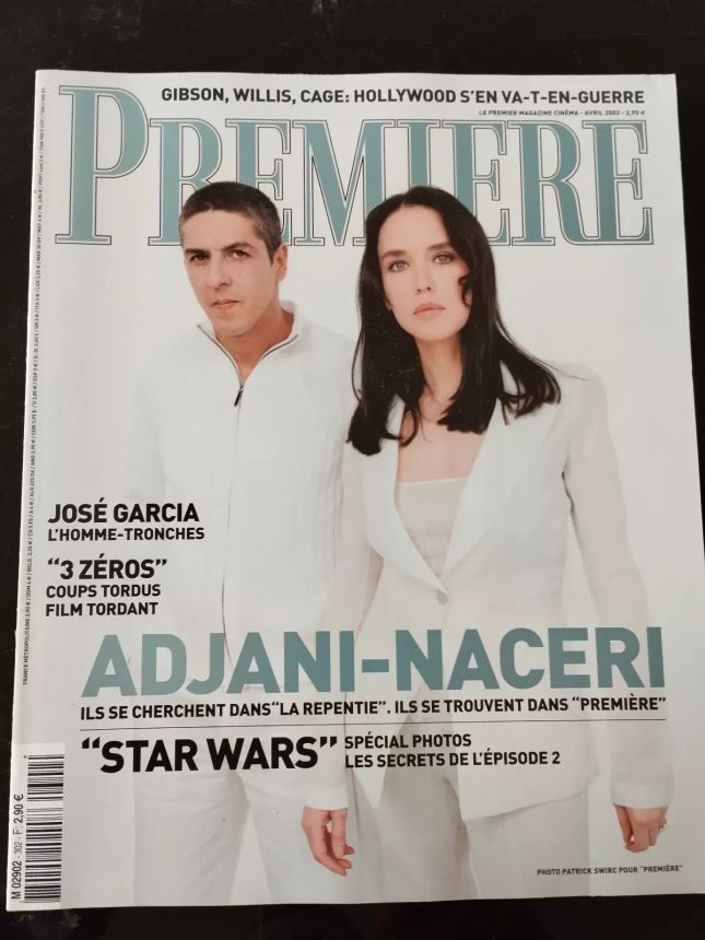 PREMIERE (FR) magazine side cover Issue 302 April 2002