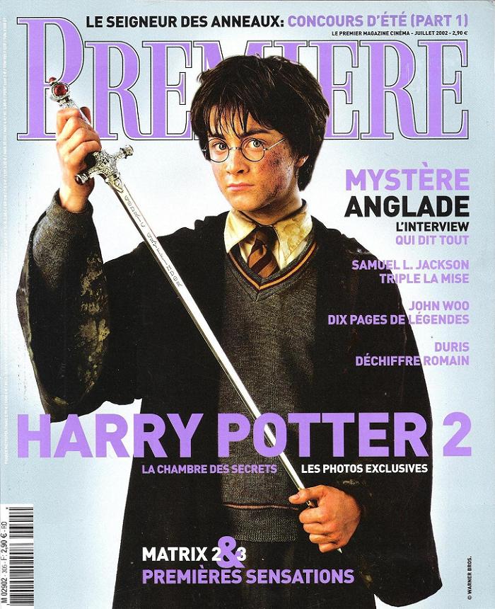 PREMIERE (FR) magazine side cover Issue 305 July 2002