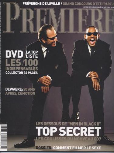 PREMIERE (FR) magazine side cover Issue 306 August 2002
