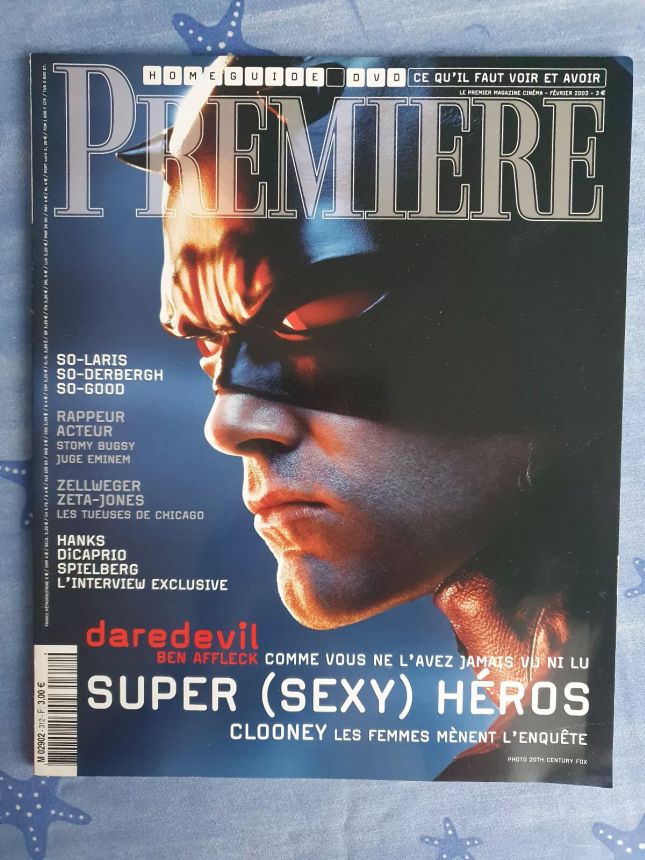 PREMIERE (FR) magazine side cover Issue 312 February 2003