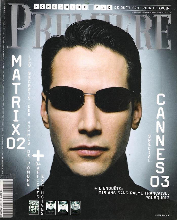 PREMIERE (FR) magazine side cover Issue 315 May 2003