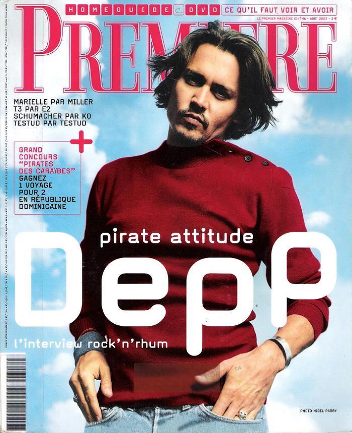 PREMIERE (FR) magazine side cover Issue 318 August 2003