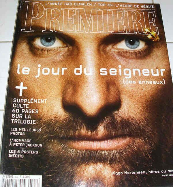 PREMIERE (FR) magazine side cover Issue 322 December 2003