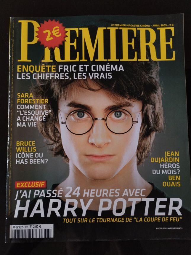 PREMIERE (FR) magazine side cover Issue 338 April 2005