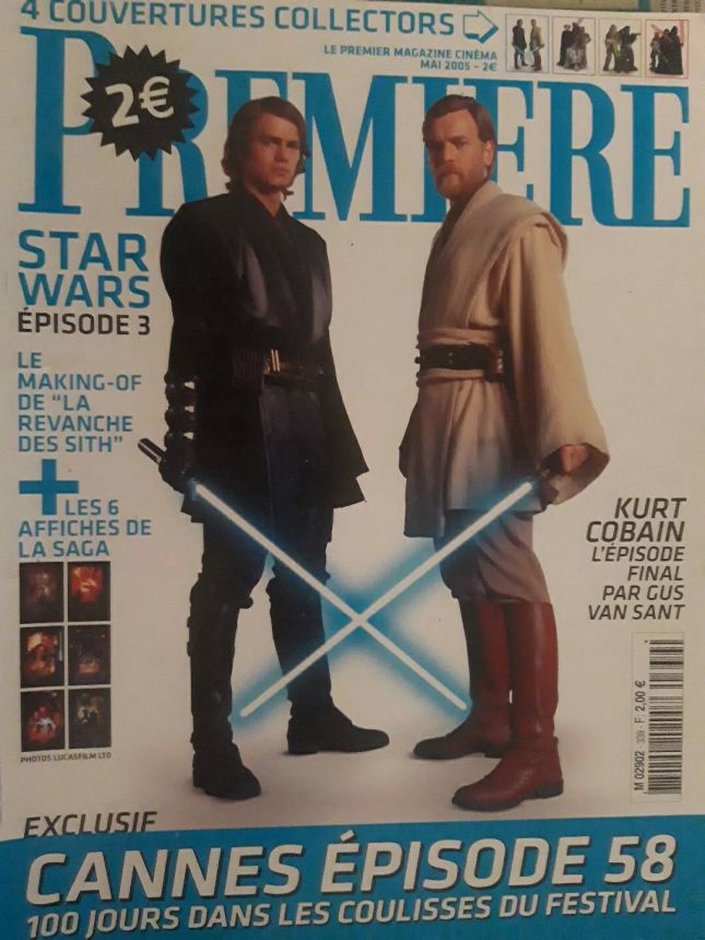 PREMIERE (FR) magazine side cover Issue 339 May 2005