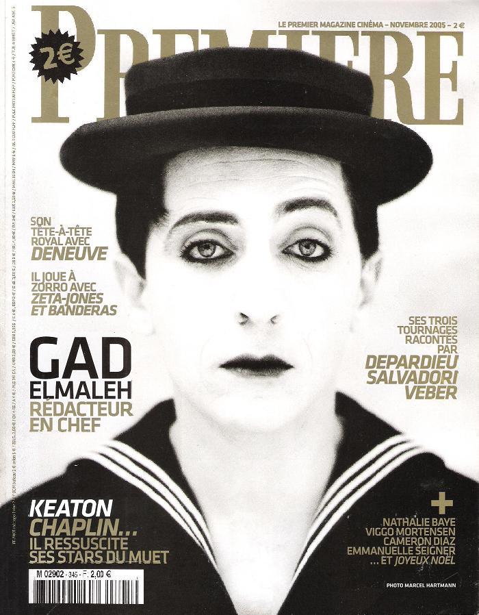 PREMIERE (FR) magazine side cover Issue 345 November 2005
