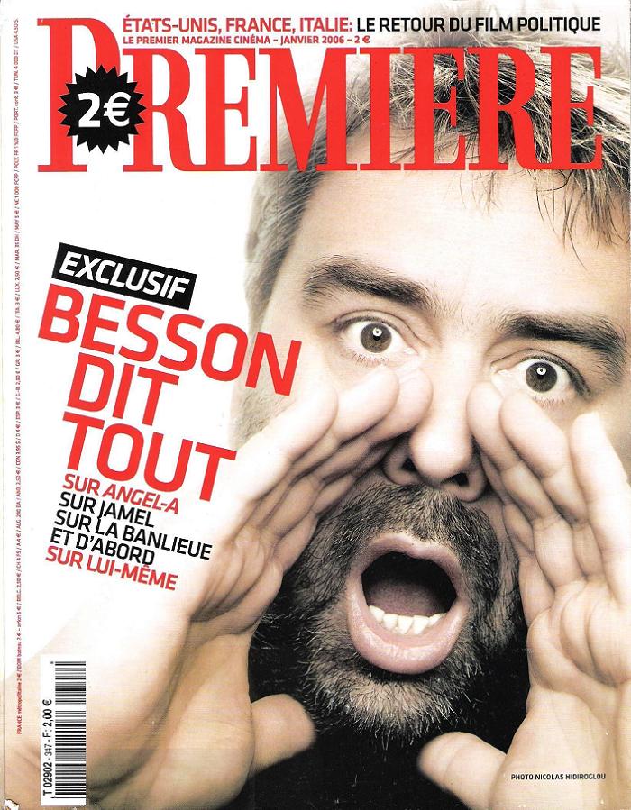 PREMIERE (FR) magazine side cover Issue 347 January 2006
