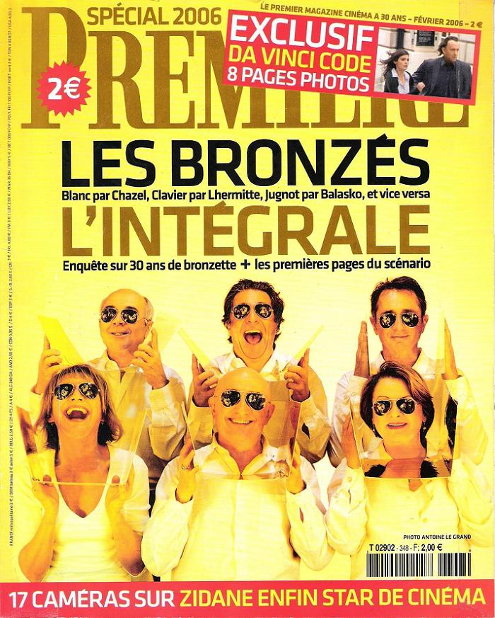 PREMIERE (FR) magazine side cover Issue 348 February 2006