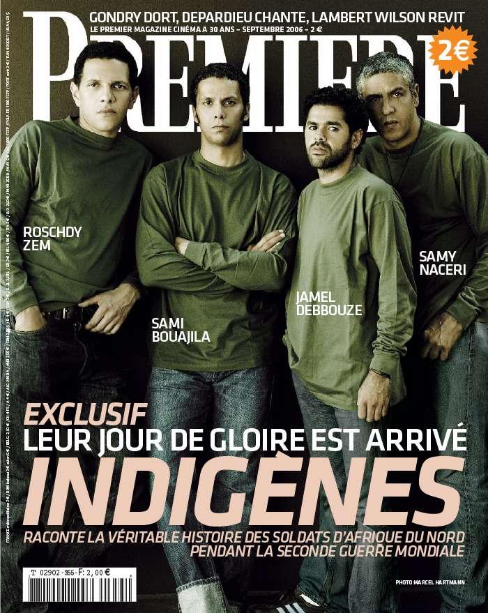 PREMIERE (FR) magazine side cover Issue 355 September 2006