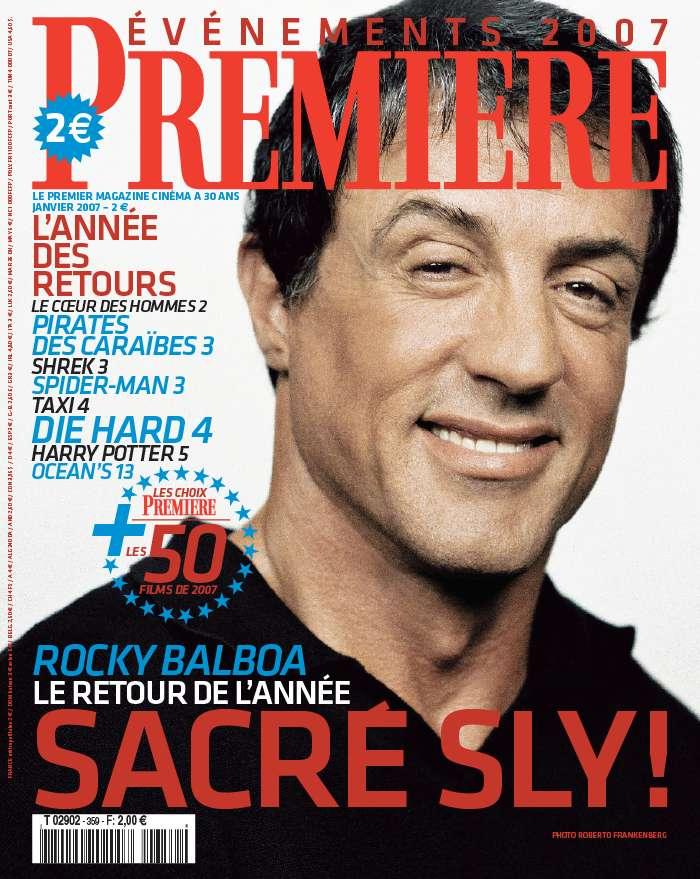 PREMIERE (FR) magazine side cover Issue 359 January 2007