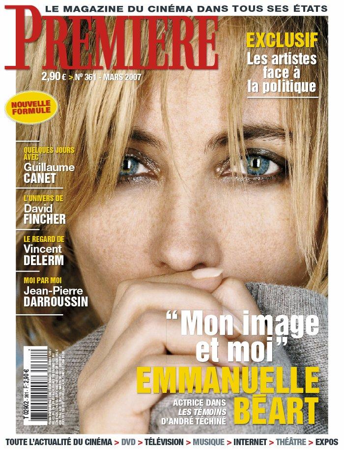 PREMIERE (FR) magazine side cover Issue 361 March 2007