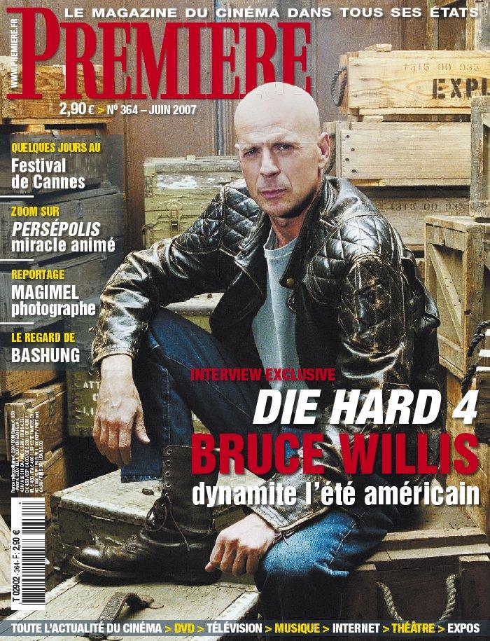 PREMIERE (FR) magazine side cover Issue 364 June 2007