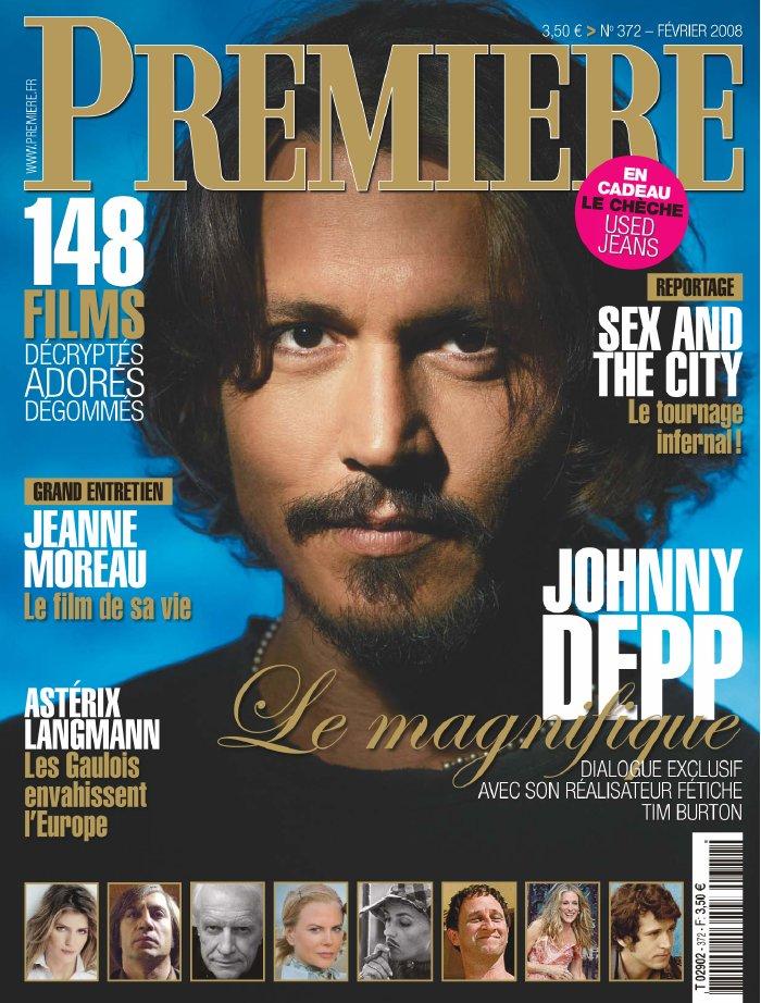 PREMIERE (FR) magazine side cover Issue 372 February 2008
