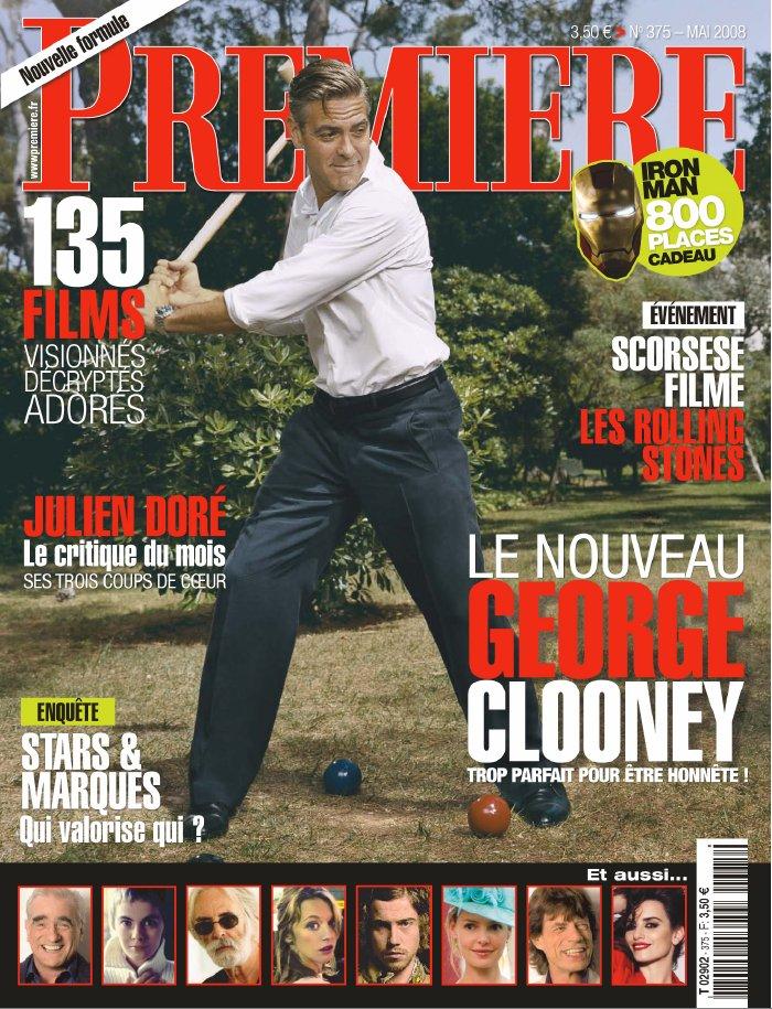 PREMIERE (FR) magazine side cover Issue 375 May 2008