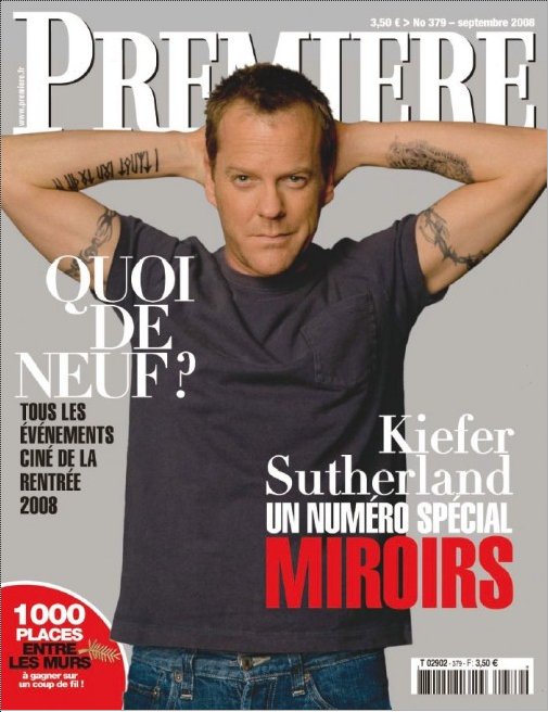 PREMIERE (FR) magazine side cover Issue 379 September 2008