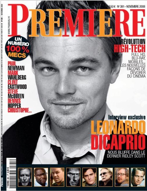 PREMIERE (FR) magazine side cover Issue 381 November 2008