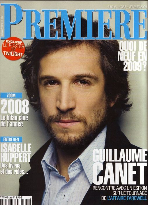 PREMIERE (FR) magazine side cover Issue 383 January 2009